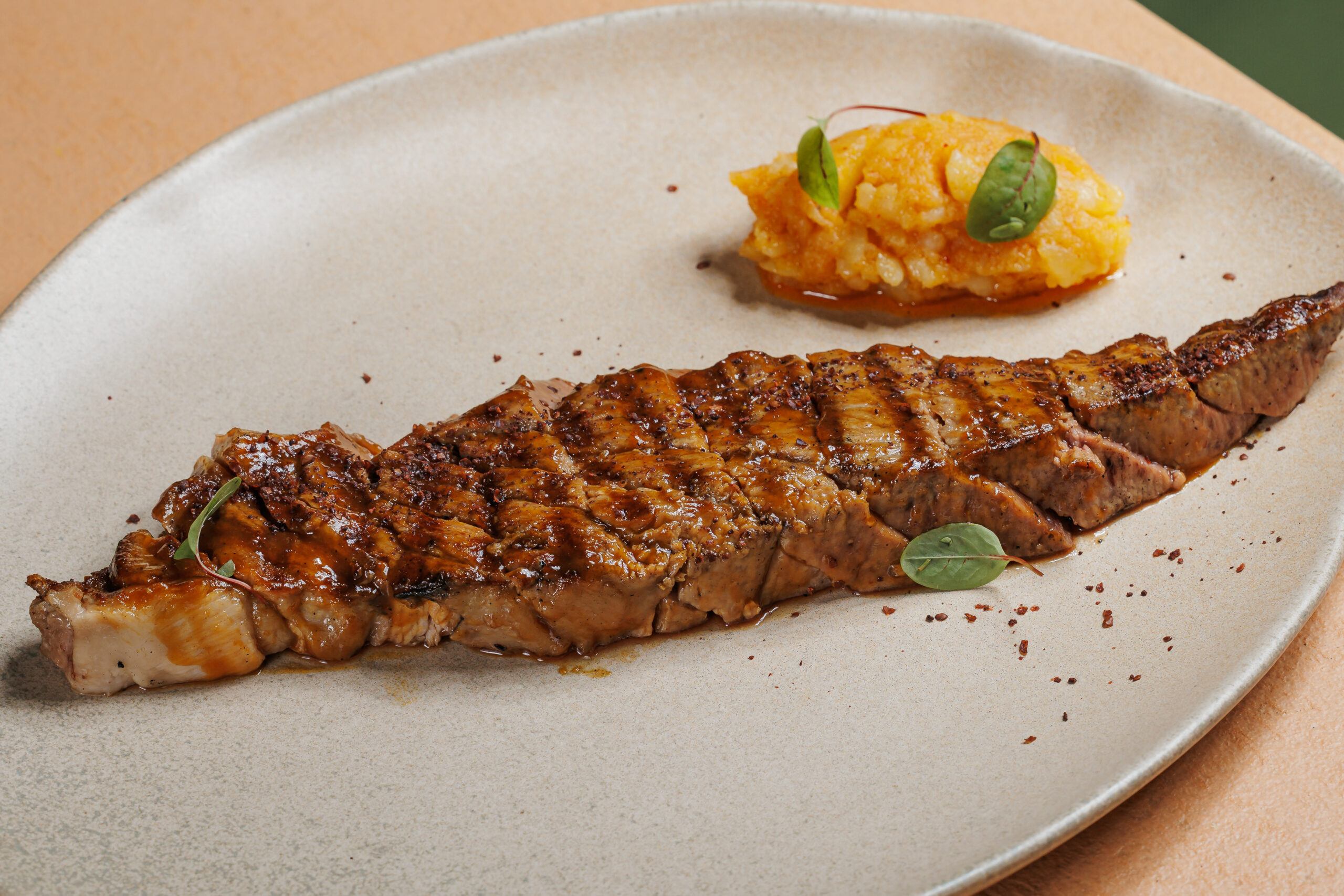 Grilled wild bluefin tuna