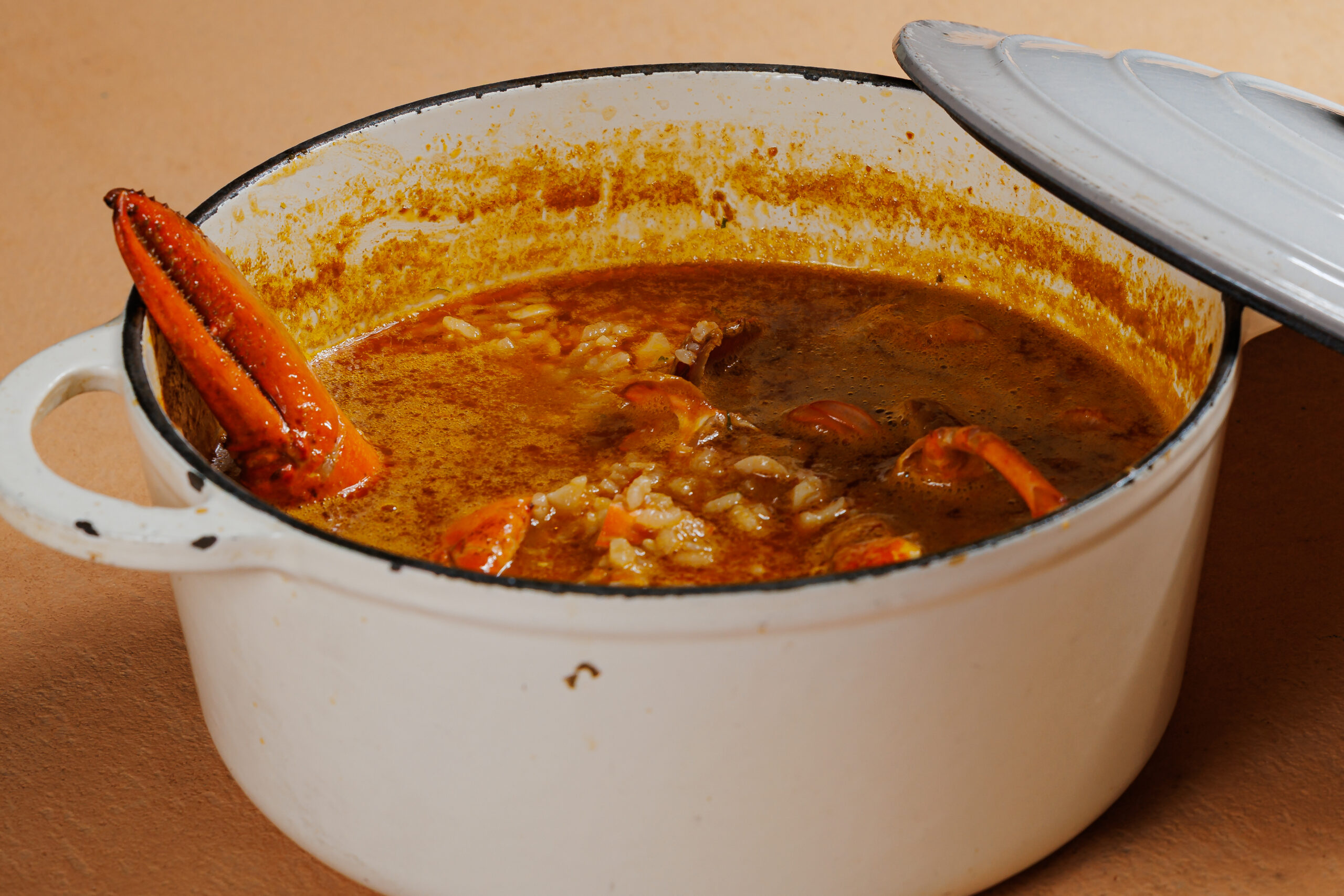 Lobster rice stew