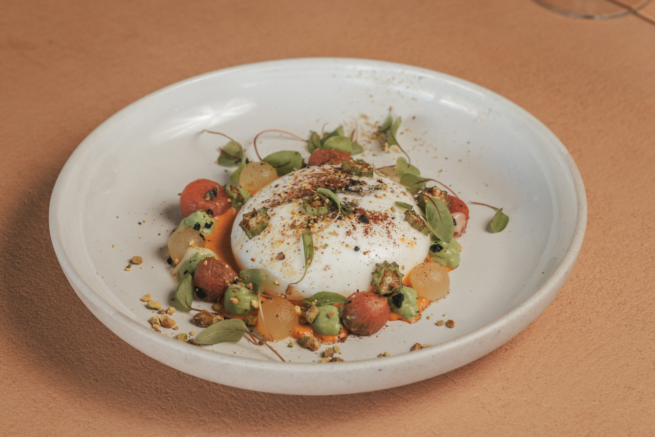 Burrata al Romesco