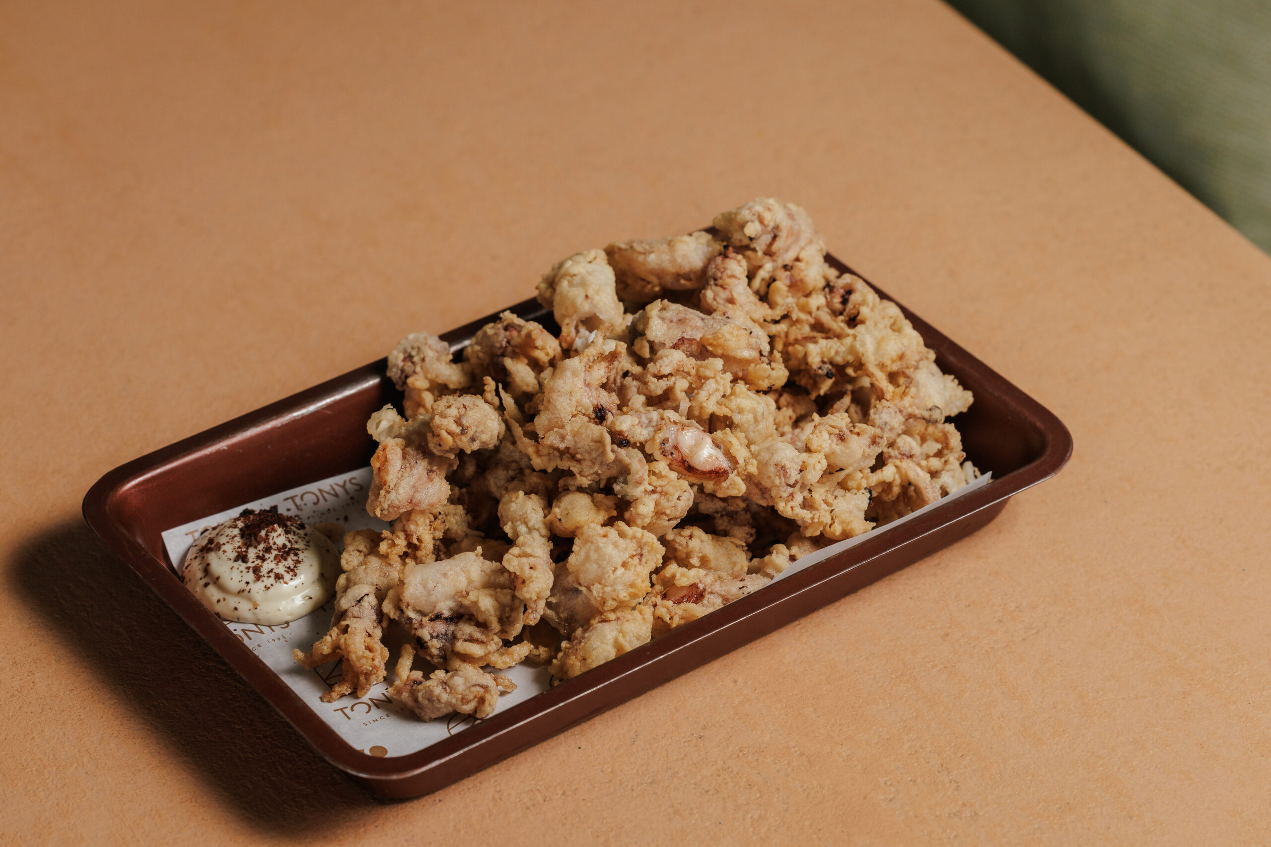 Fried baby squid