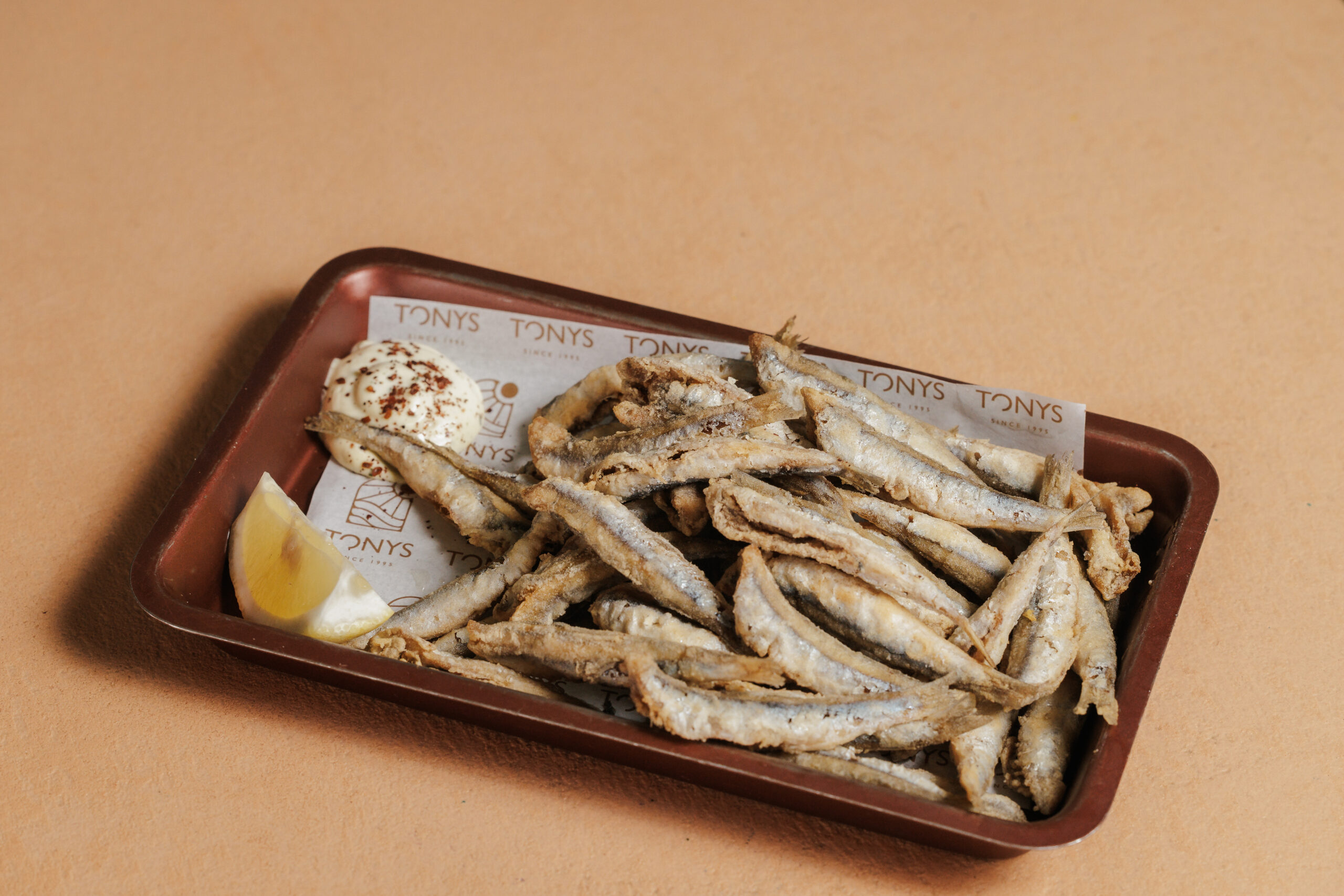 Fried anchovies